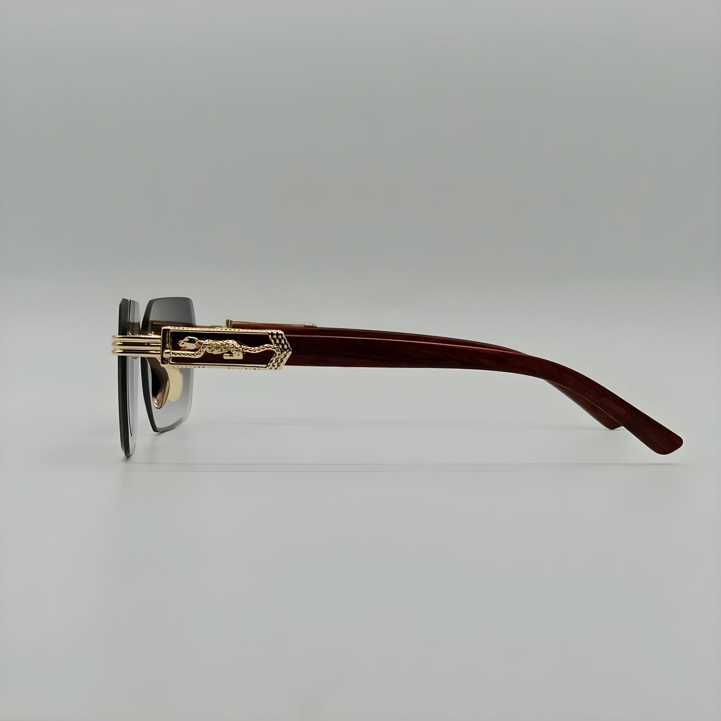 Fashion Rimless Tiger Sunglasses
