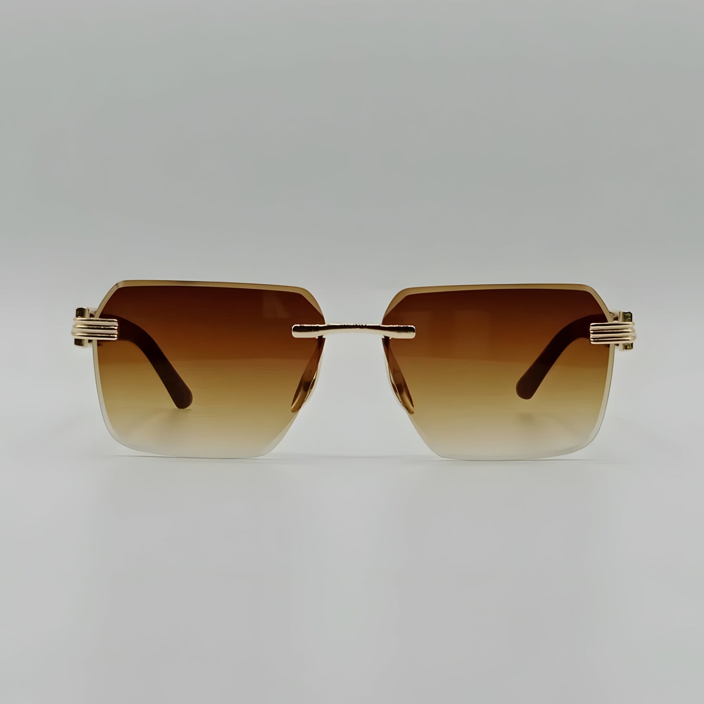 Fashion Rimless Tiger Sunglasses
