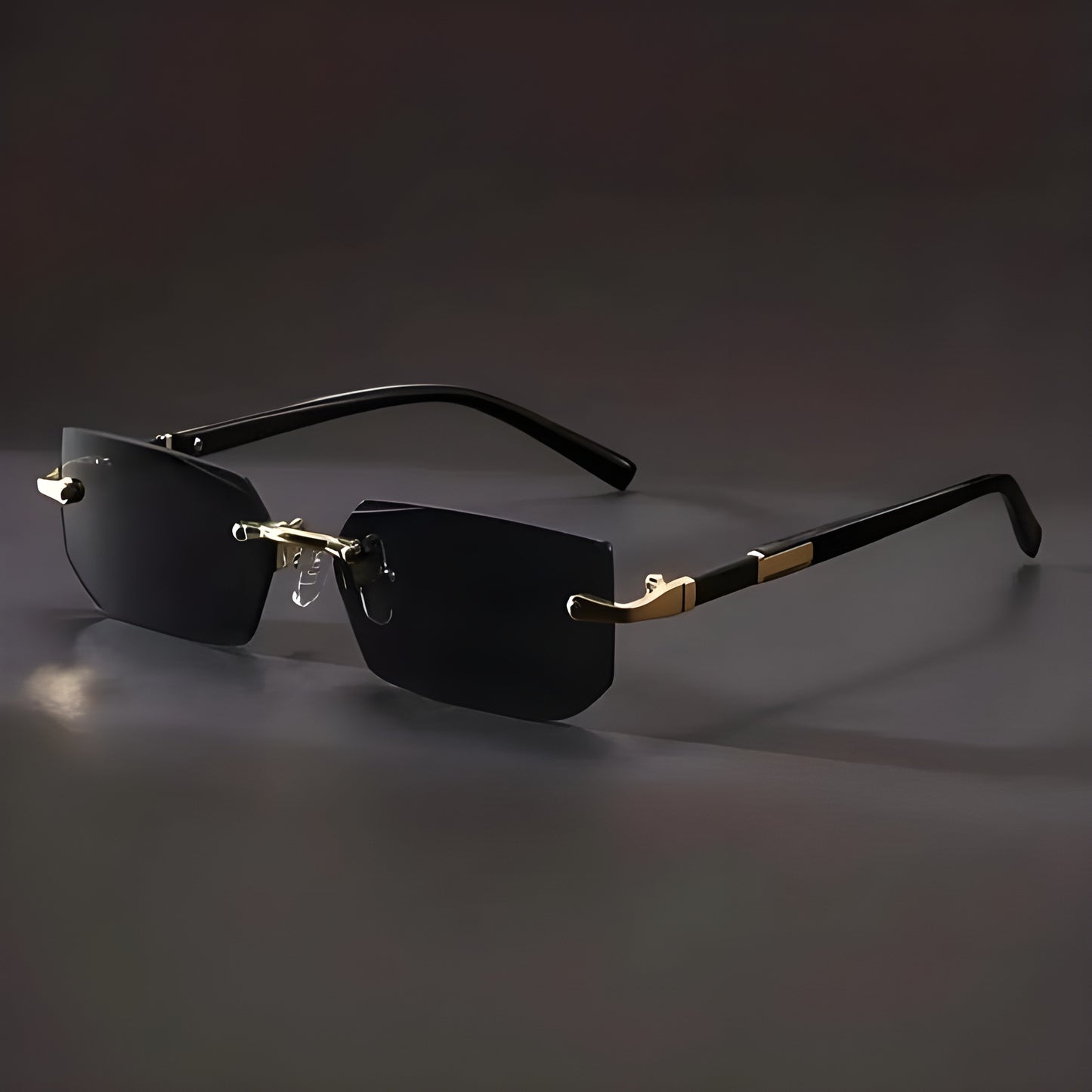 Classic Cartier Rimless Sunglasses