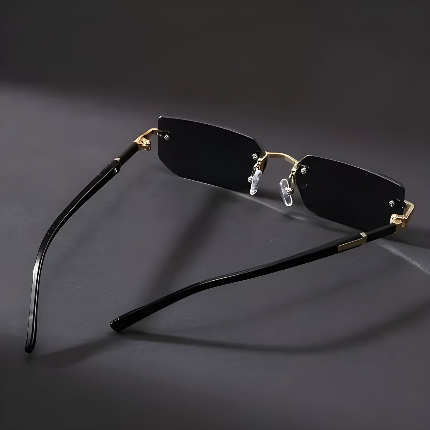 Classic Cartier Rimless Sunglasses
