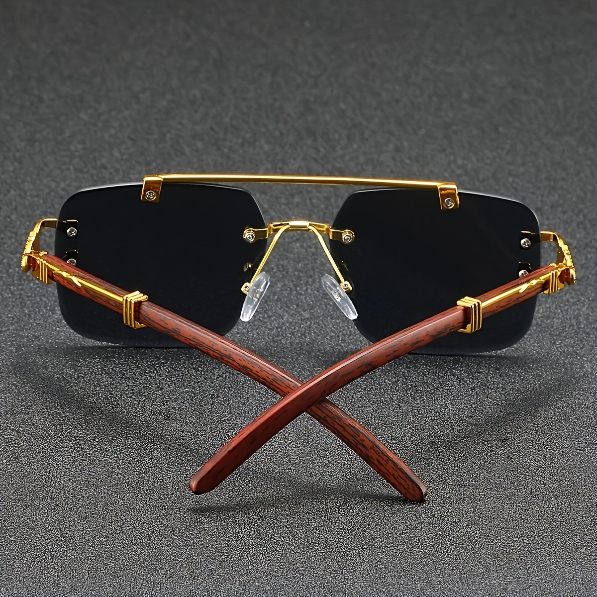 Cheetah Rimless Trendy Sunglasses