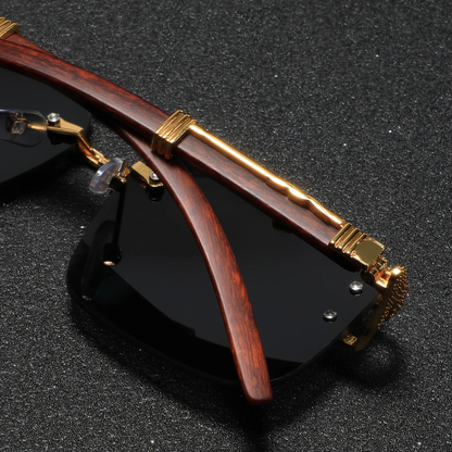 Cheetah Rimless Trendy Sunglasses