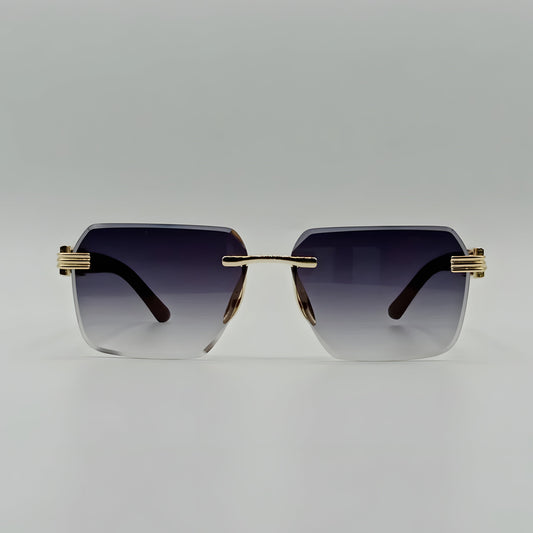 Fashion Rimless Tiger Sunglasses
