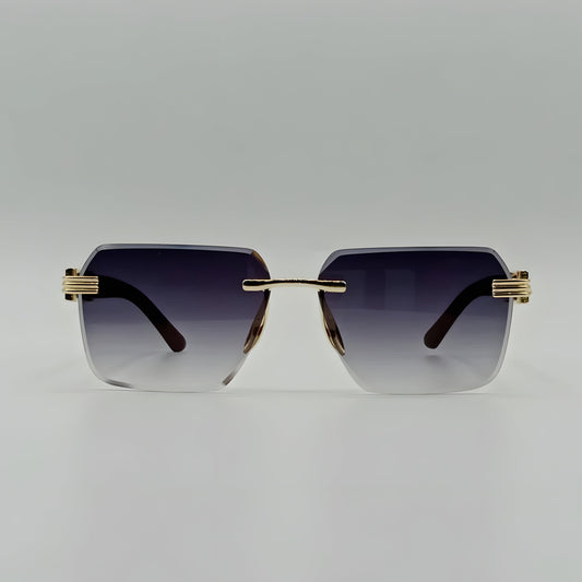 Fashion Rimless Tiger Sunglasses