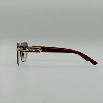 Fashion Rimless Tiger Sunglasses