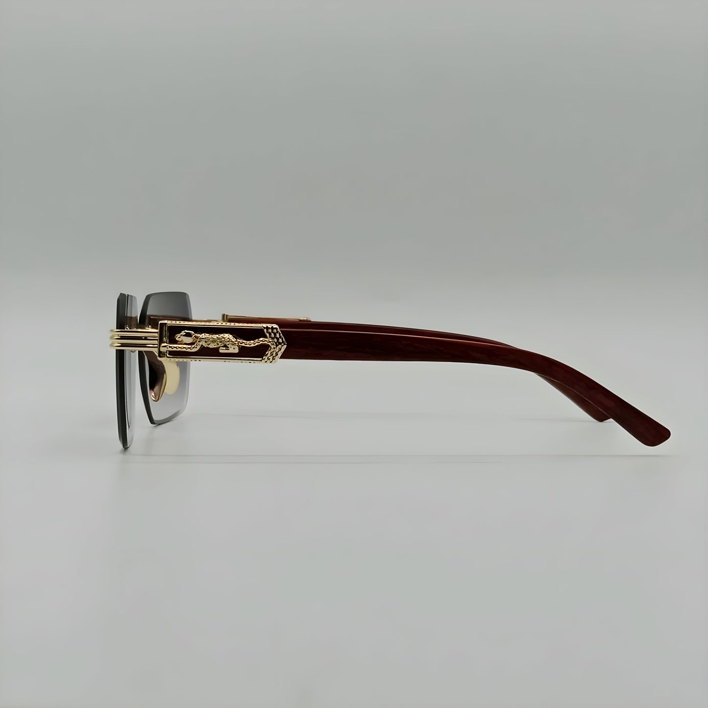 Fashion Rimless Tiger Sunglasses