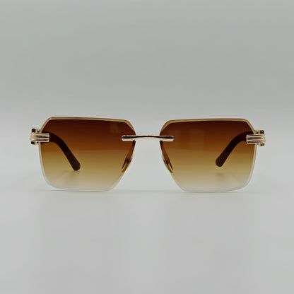 Fashion Rimless Tiger Sunglasses