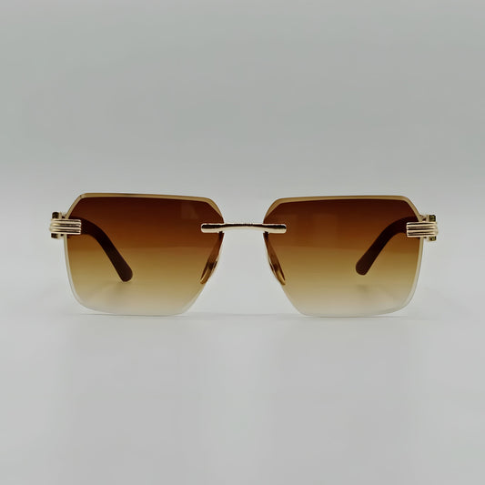Fashion Rimless Tiger Sunglasses