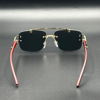 Cheetah Rimless Trendy Sunglasses
