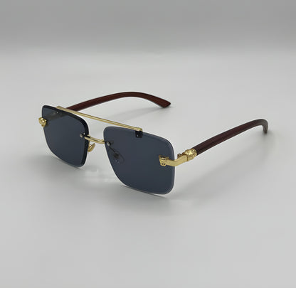 Tiger Classic Shaded Vintage Rimless