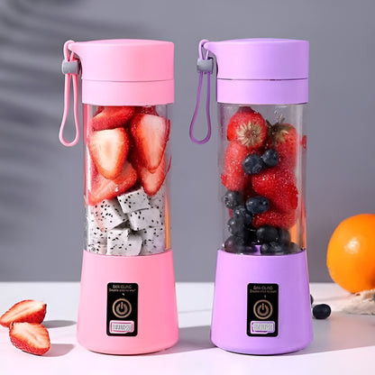 Rechargeable Juicer Blender – 6 Sharp Blades | 380ml Cup