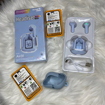 Air31 Earbuds - Free Cover and Pouch