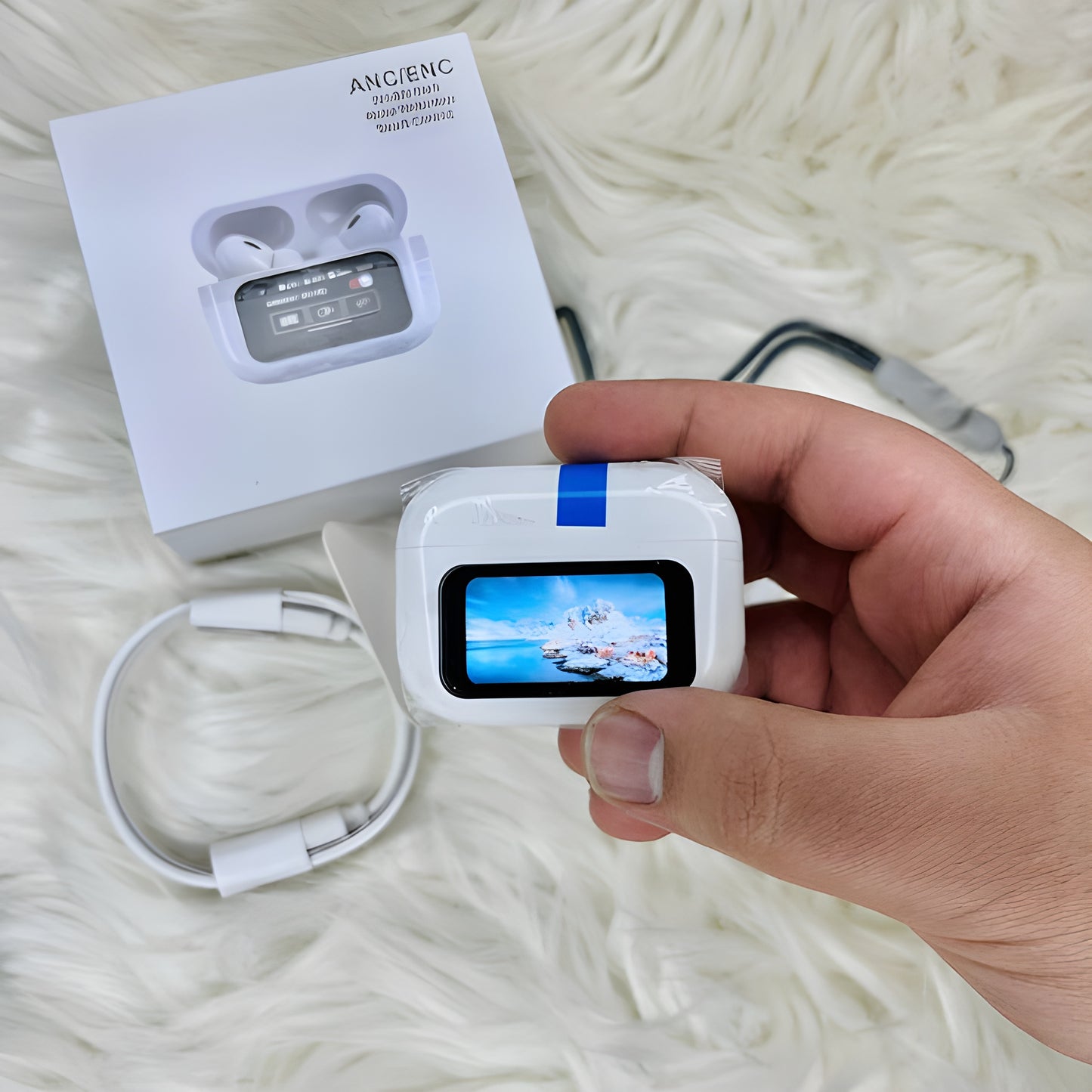 Original A9 Pro ANC/ENC Touch-Screen AirPods