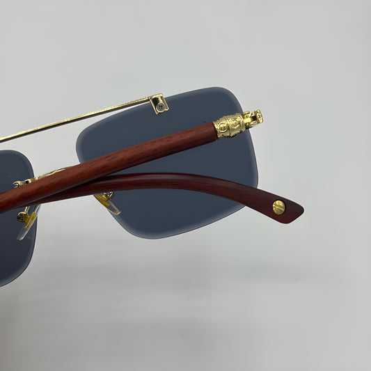 Tiger Classic Shaded Vintage Rimless