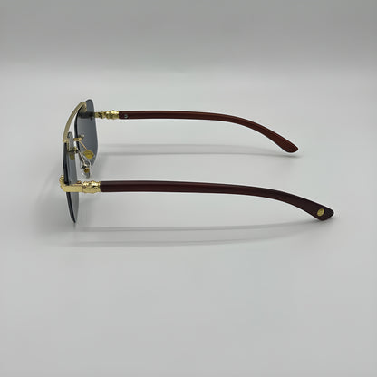 Tiger Classic Shaded Vintage Rimless