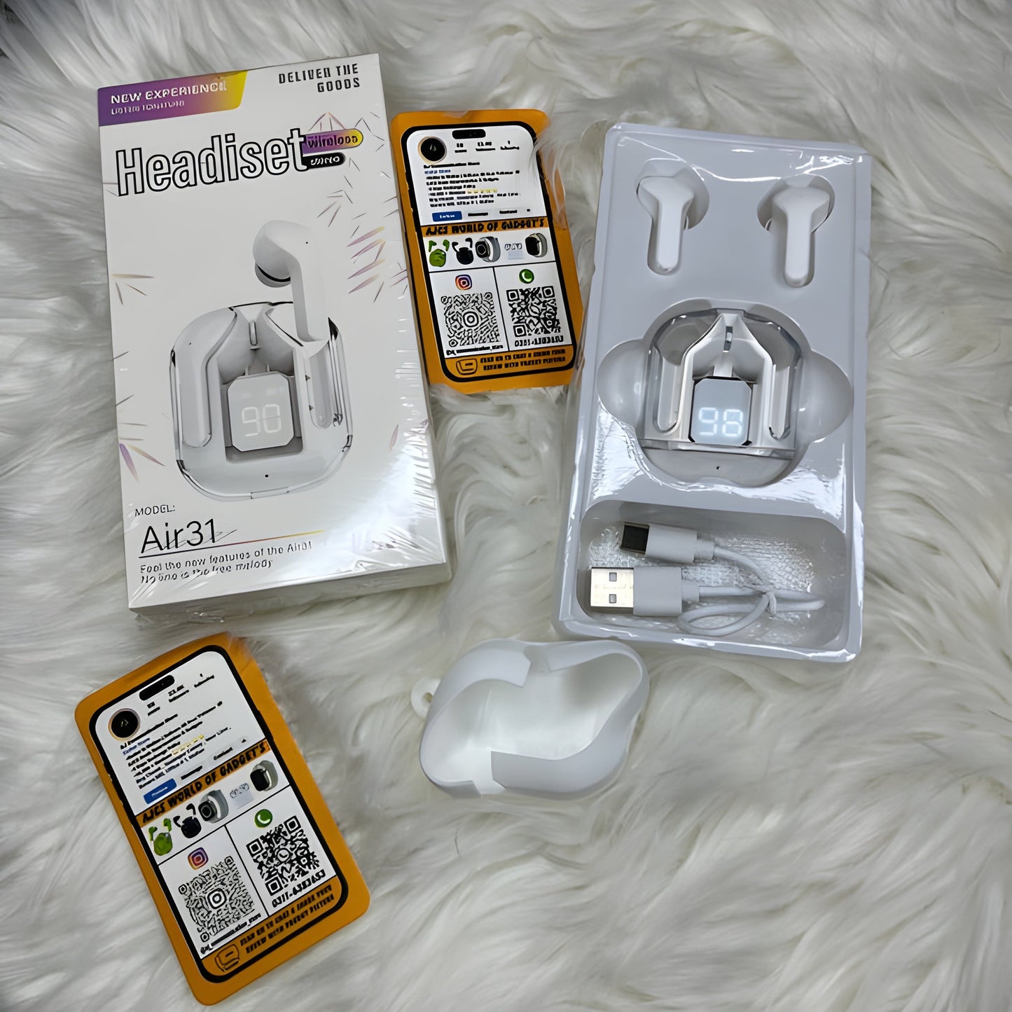 Air31 Earbuds - Free Cover and Pouch